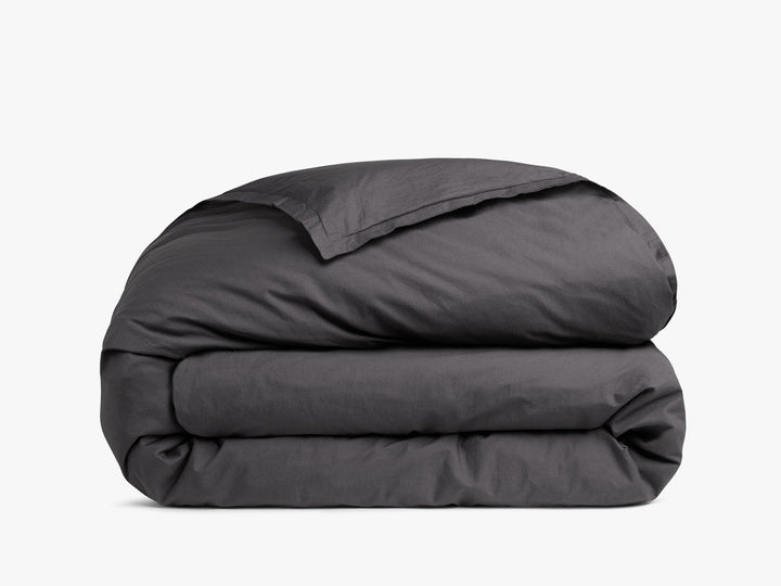Percale Duvet Cover (Slate)