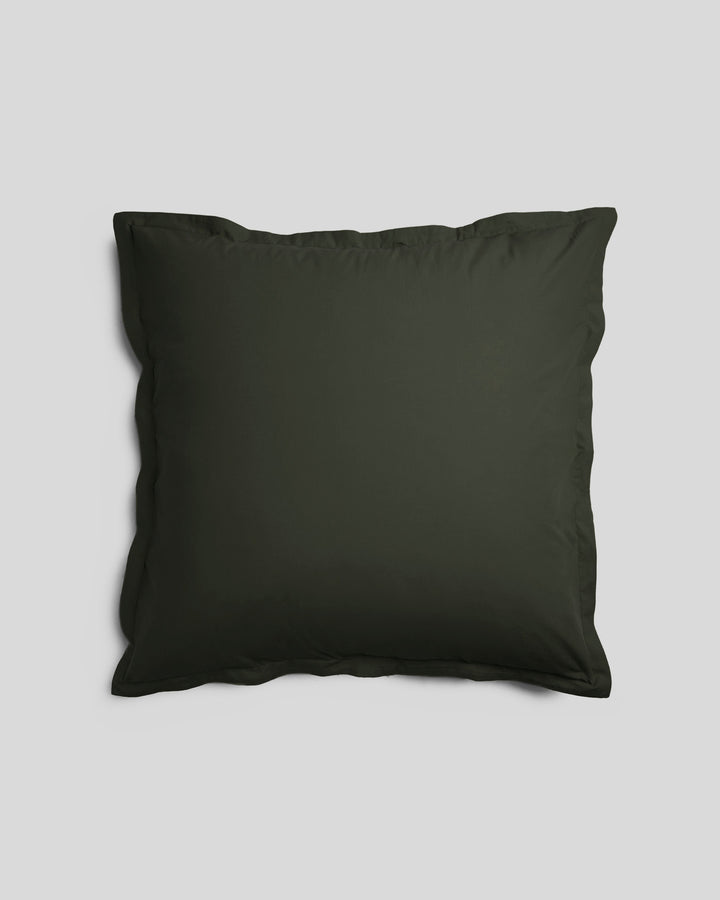 Percale Euro Sham (Evergreen)