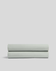 Percale Fitted Sheet - FINAL SALE (Sage)