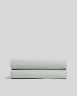 Percale Fitted Sheet - FINAL SALE (Sage)