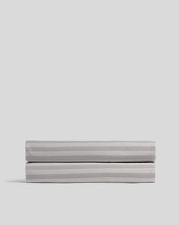 Percale Fitted Sheet (Pebble Stripe)