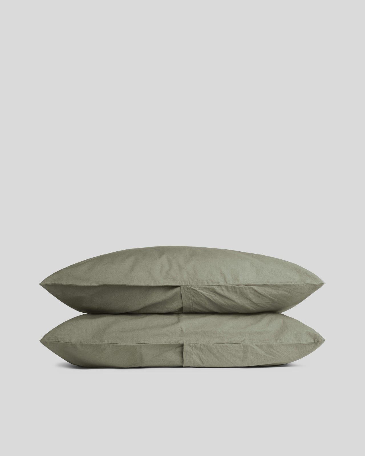 Percale Pillowcase Set (Moss)