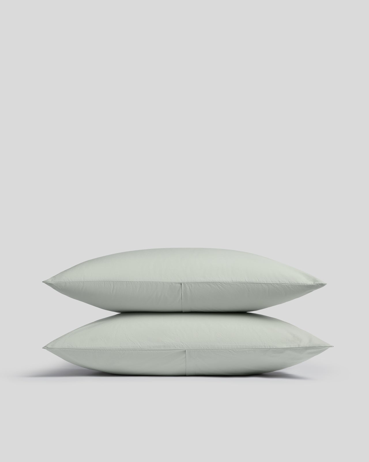 Percale Pillowcase Set (Sage) - Standard / Sage / Back Envelope