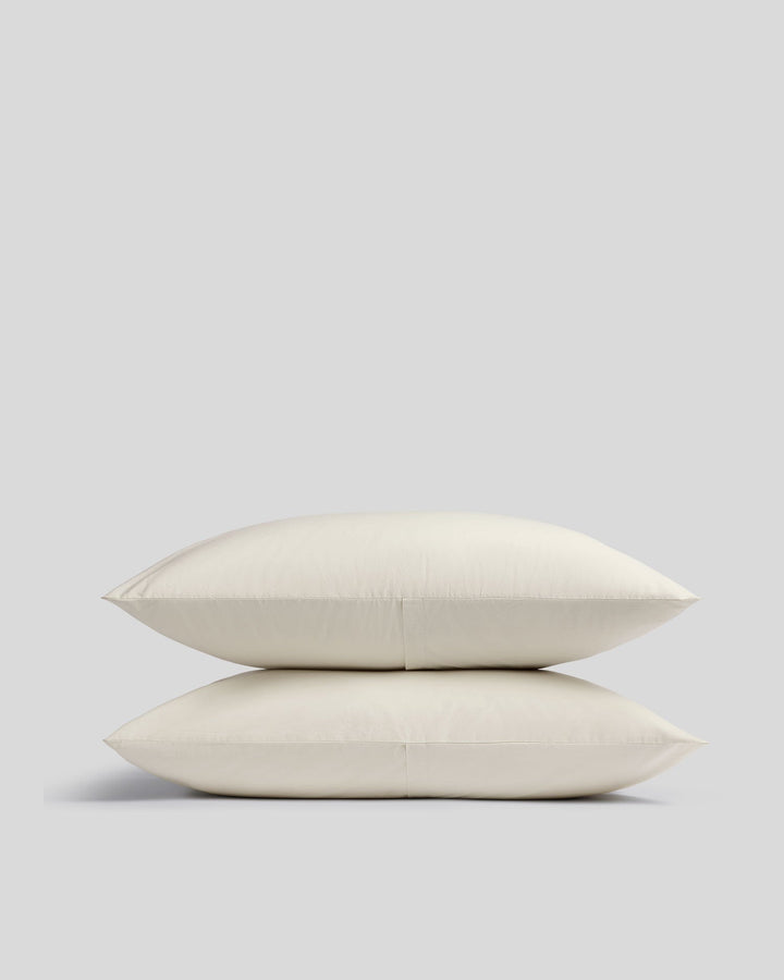 Percale Pillowcase Set (Butter)