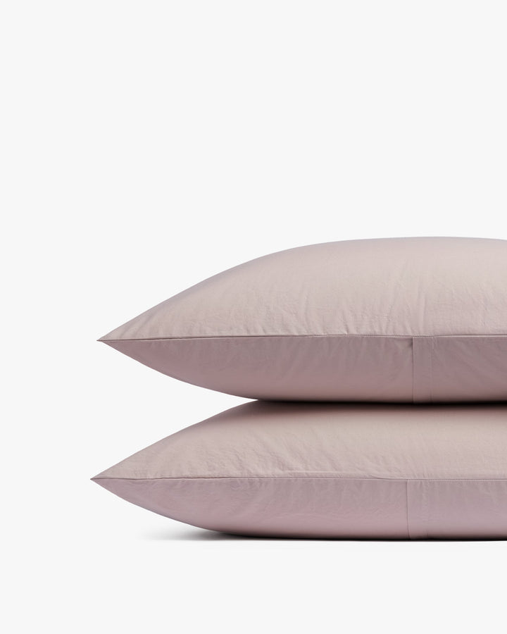 Percale Pillowcase Set (Haze)