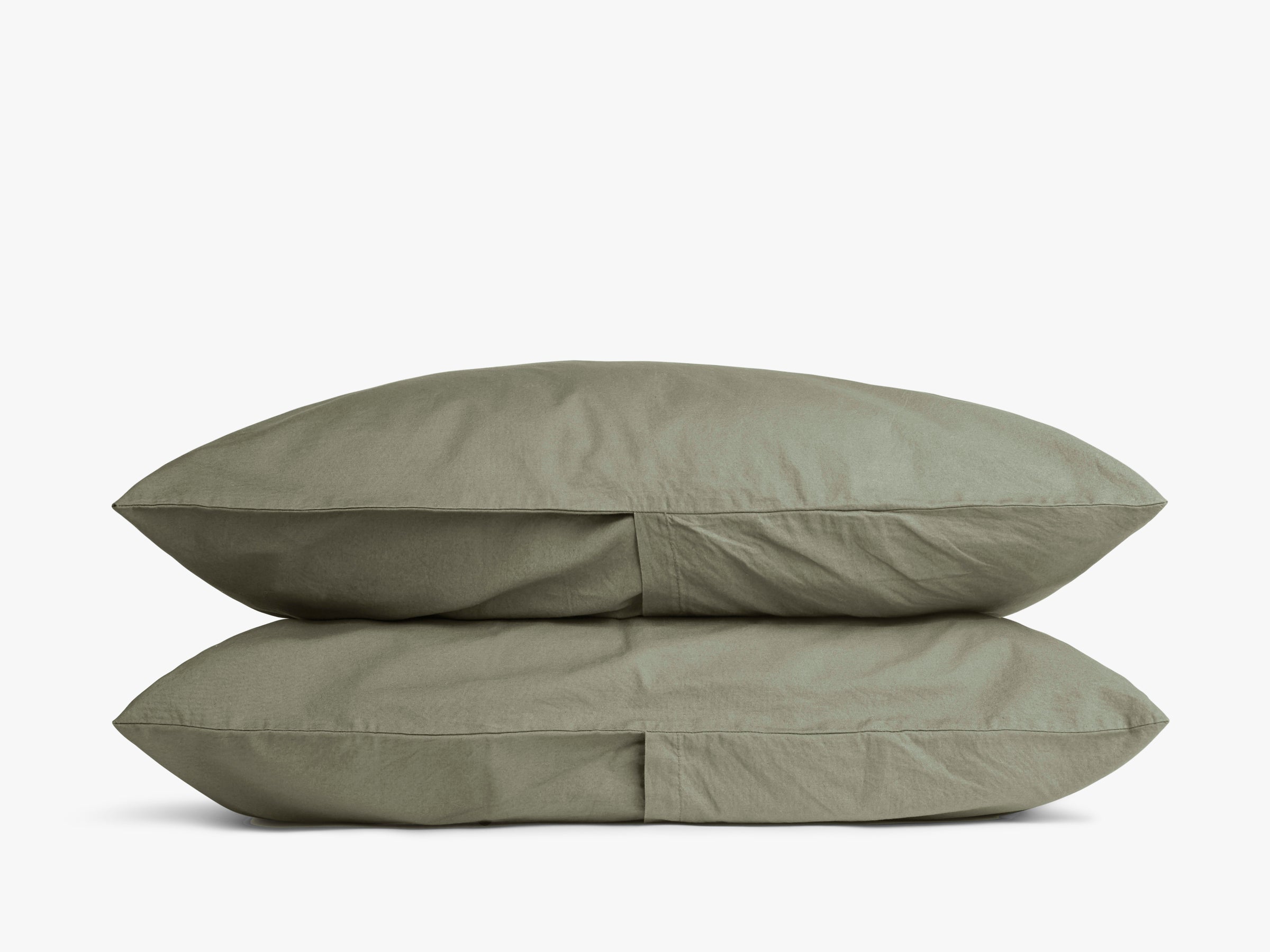 Percale Pillowcase Set (Moss)