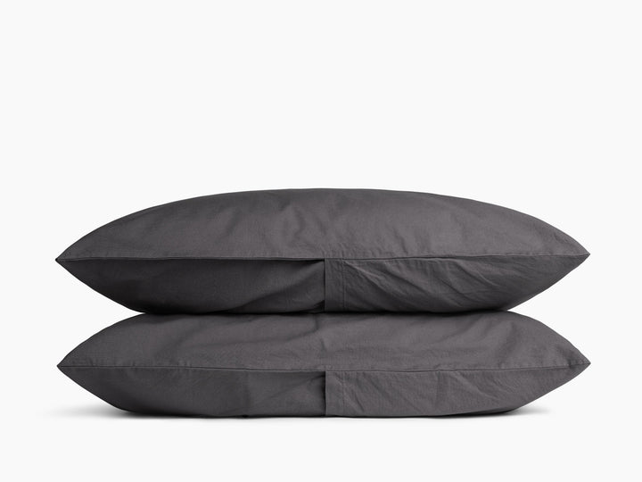 Percale Pillowcase Set (Slate)