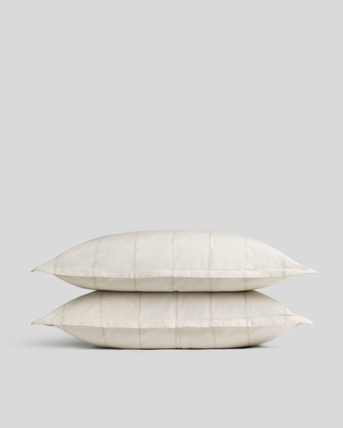 Percale Sham Set