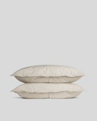 Percale Sham Set (Bone)