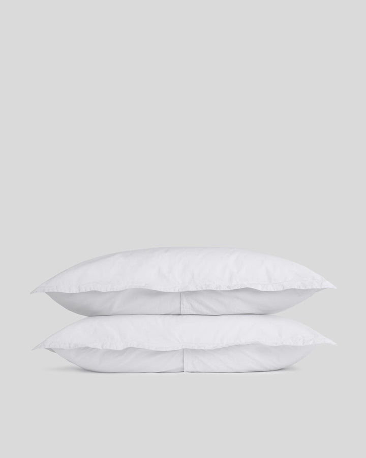 Percale Sham Set (White)