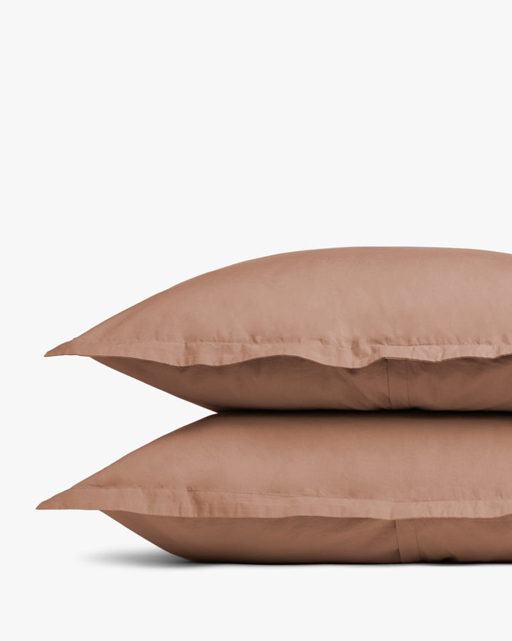 Percale Sham Set (Adobe)