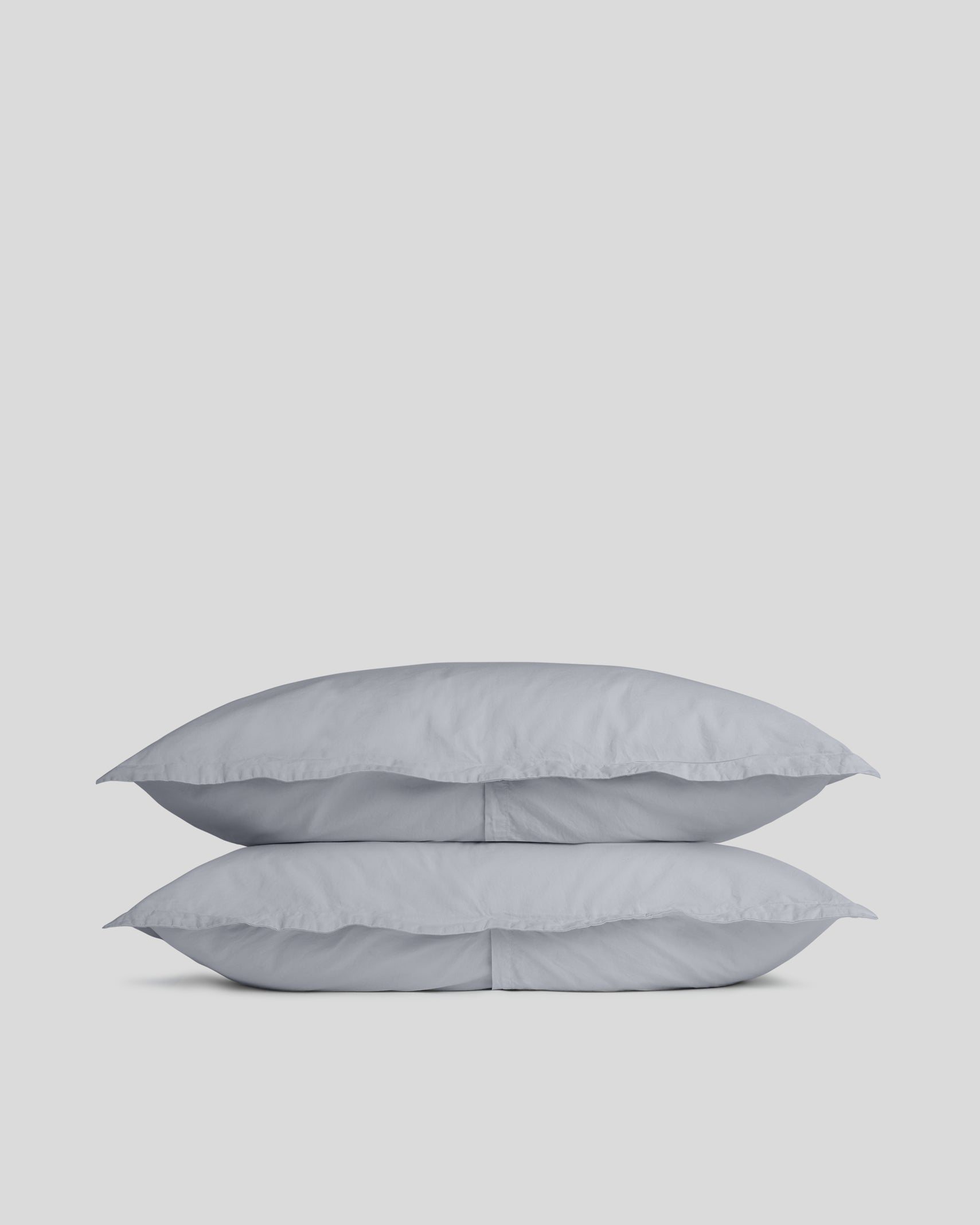 Percale Sham Set (Sky) - Standard / Sky