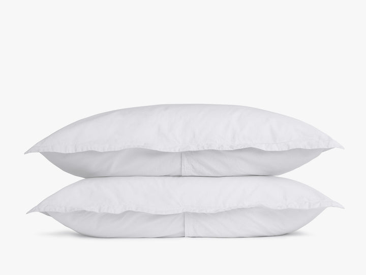 Percale Sham Set (White)