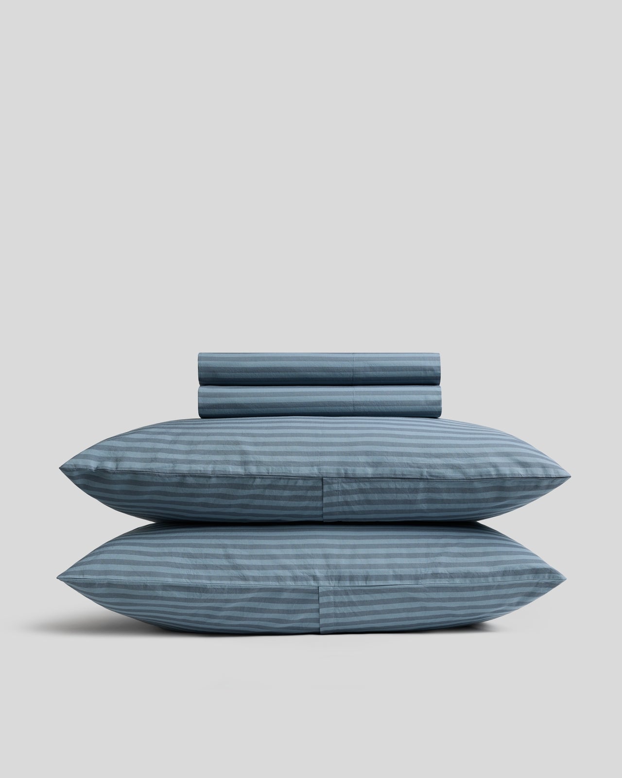 Percale Sheet Set - Dusk Stripe Queen