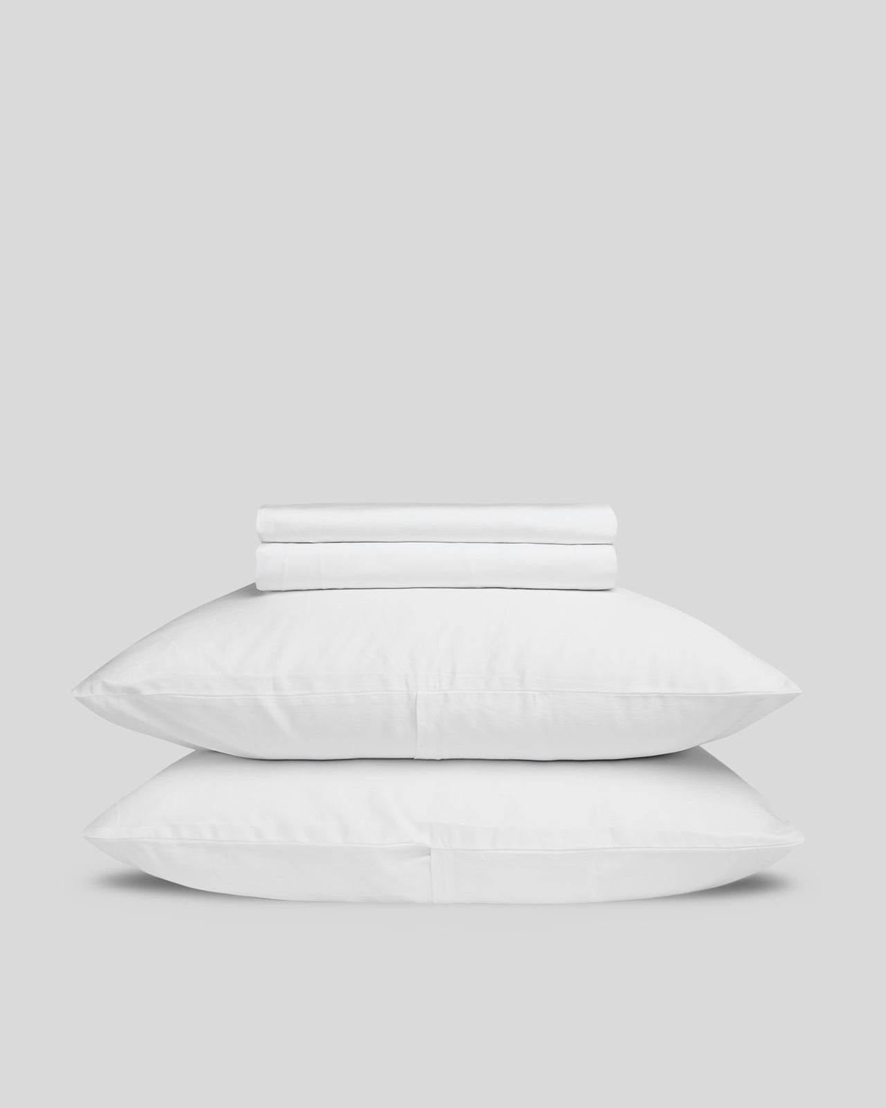 Percale Sheet Set -White K/CK - King / Back Envelope