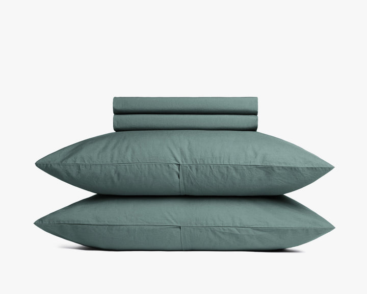 Percale Sheet Set - Agave K/CK
