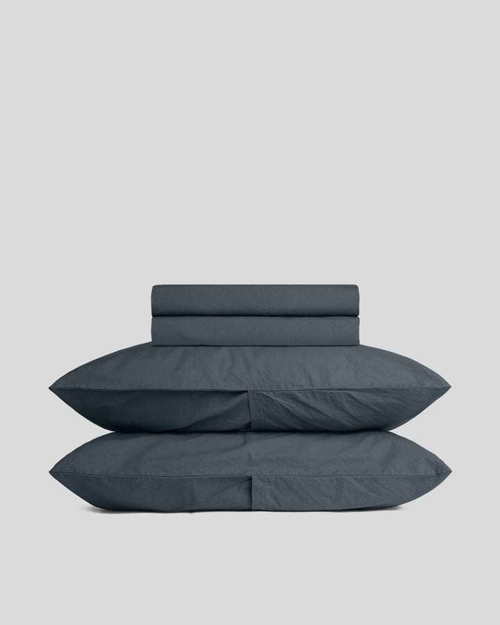 Percale Sheet Set - Dusk F/Q