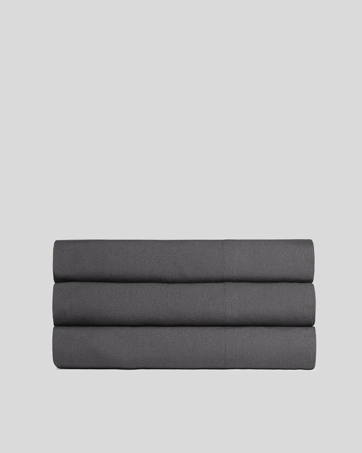 Percale Top Sheet (Slate)