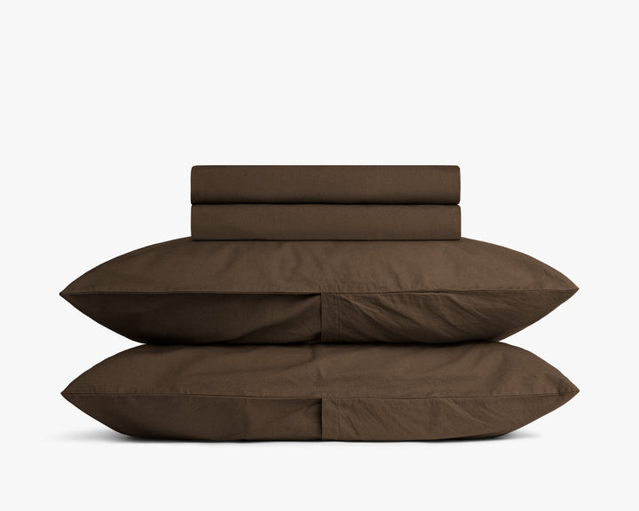 Percale Sheet Set - Java K/CK