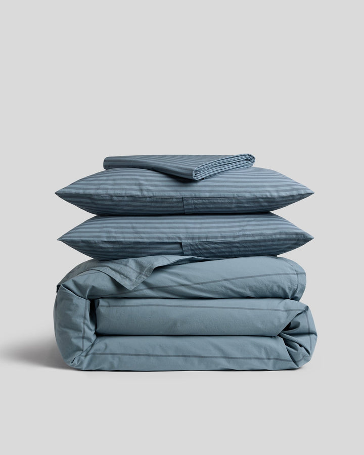 Percale Venice Set - Dusk Stripe K/CK