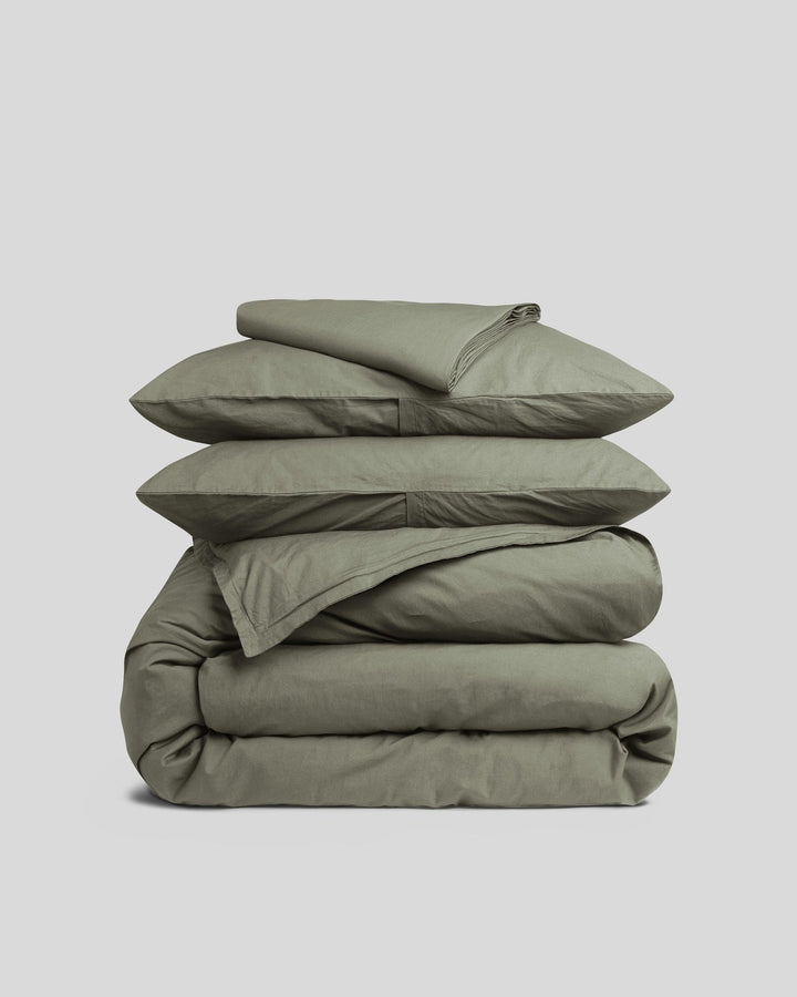 Percale Venice Set - Moss K/CK