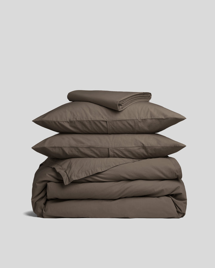 Percale Venice Set - Warm Grey TW/XL
