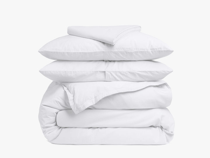 Percale Venice Set - White F/Q