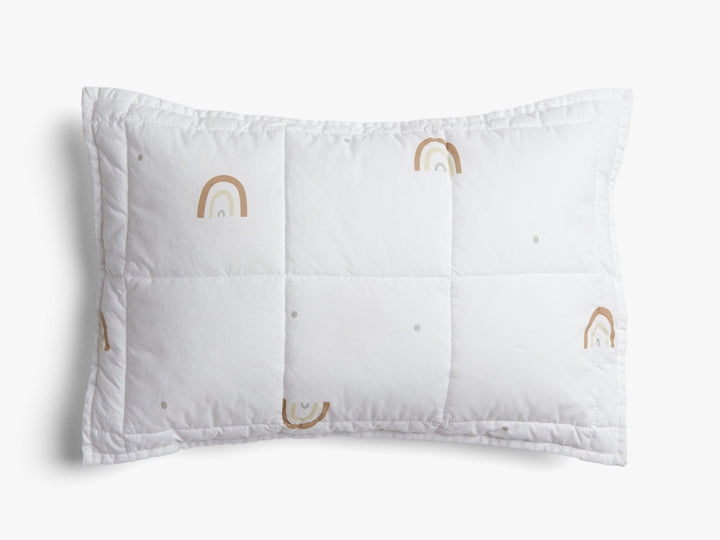 Rainbow Quilted Toddler Sham