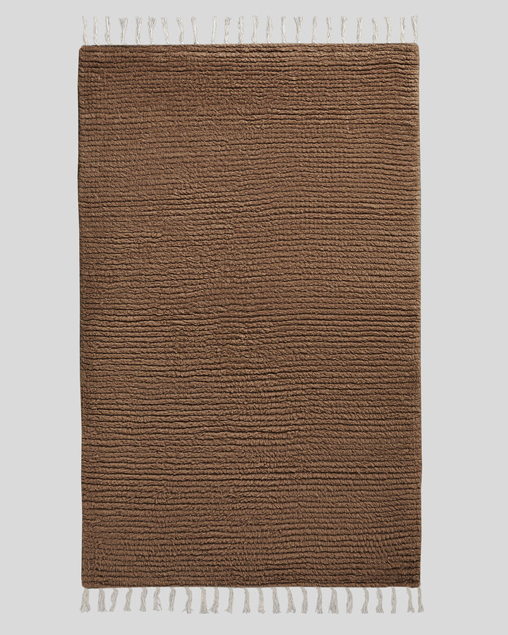 Rib Wool Rug (Bronze)