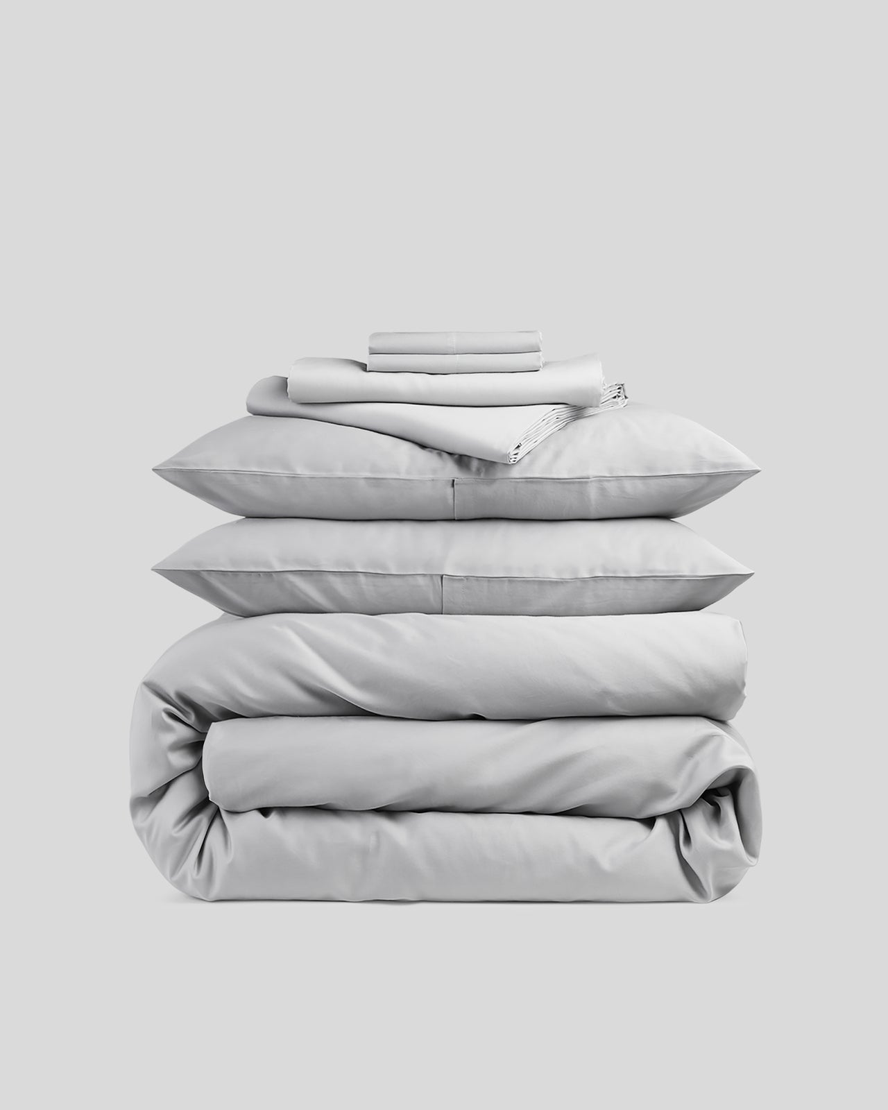 Sateen Bundle - Light Grey K/CK