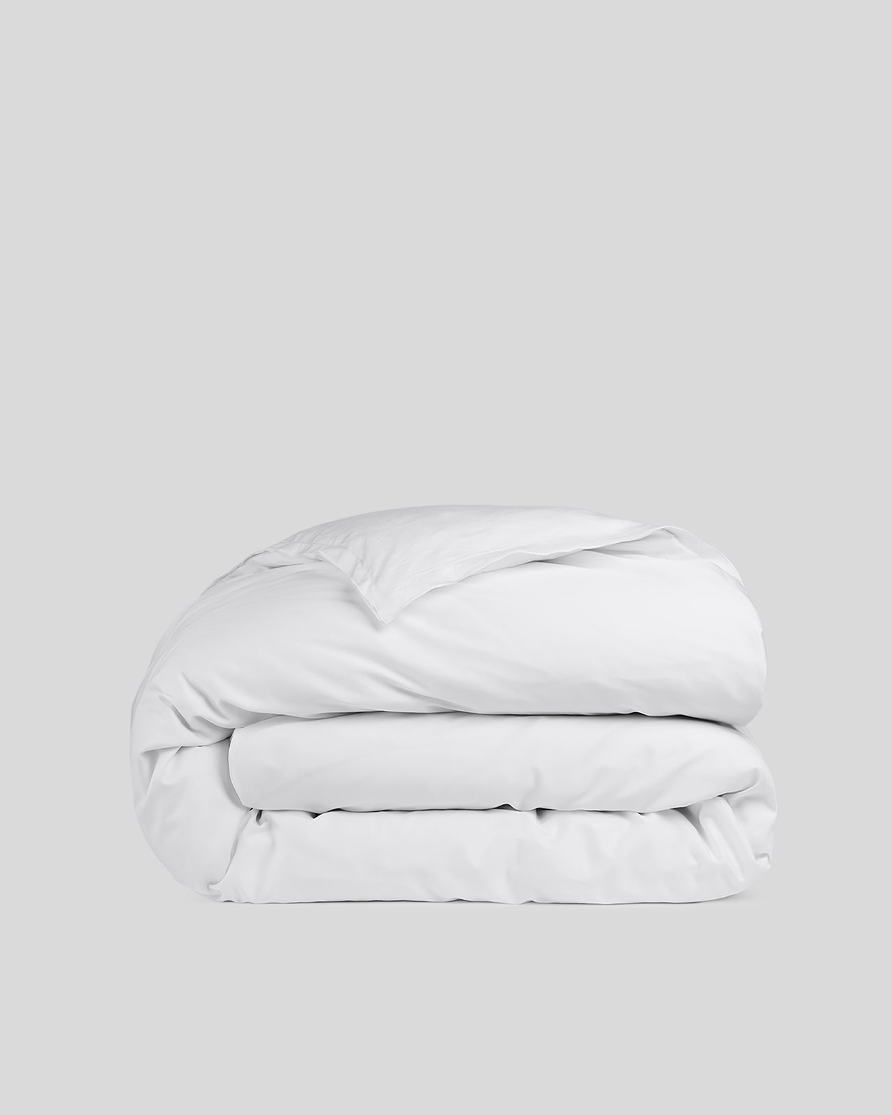 Sateen Duvet Cover (White) - King / White