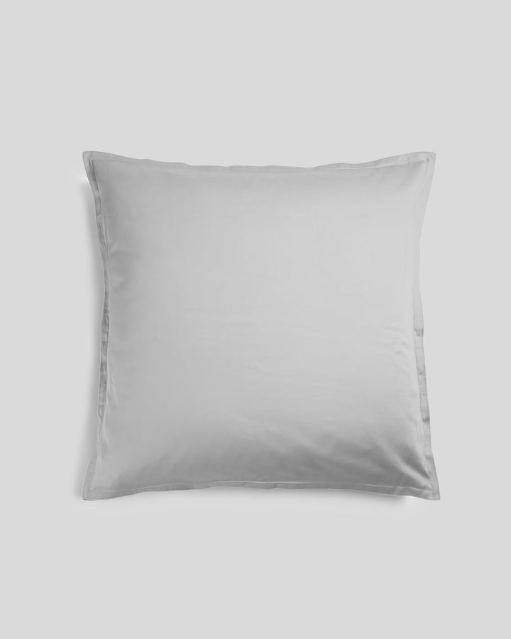 Sateen Euro Sham (Light Grey)