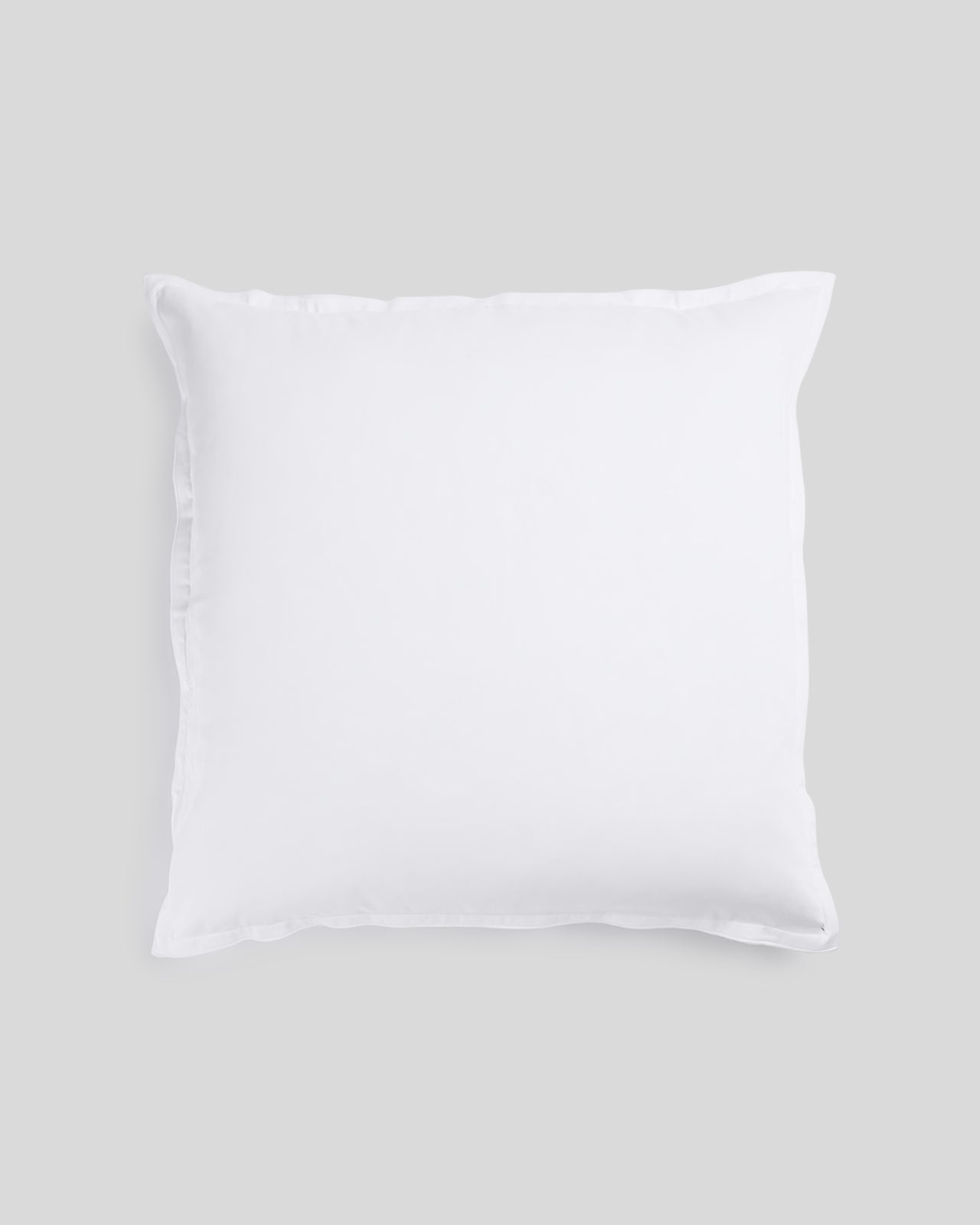 Sateen Euro Sham (White) - White