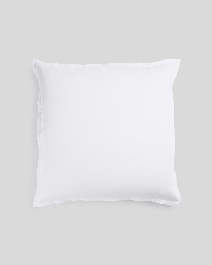 Sateen Euro Sham (White)