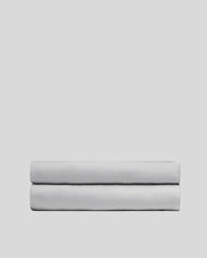 Sateen Fitted Sheet (Light Grey)