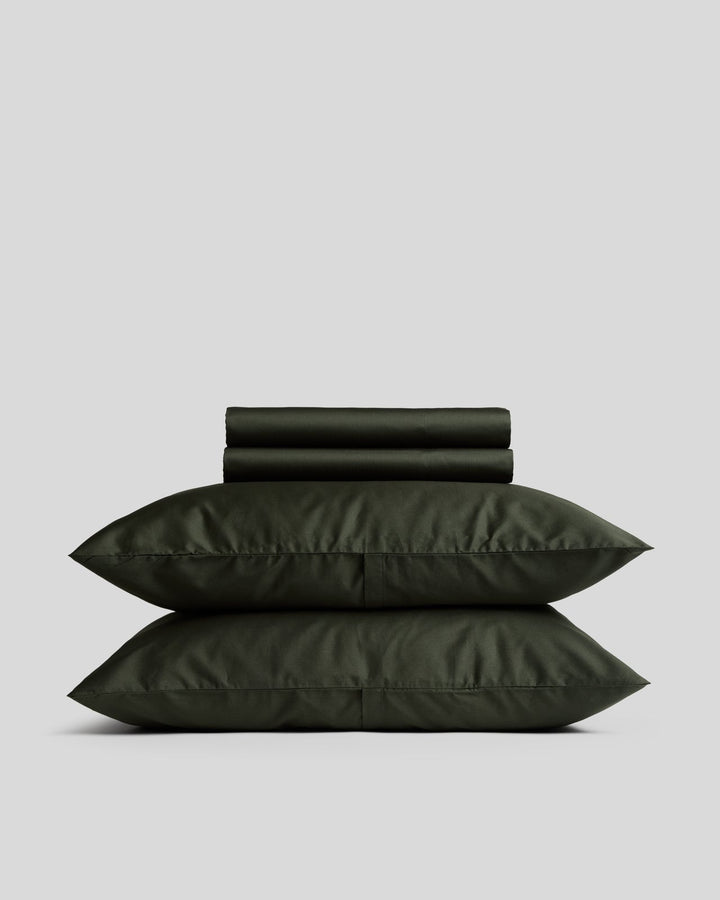 Sateen Sheet Set - Evergreen F/Q