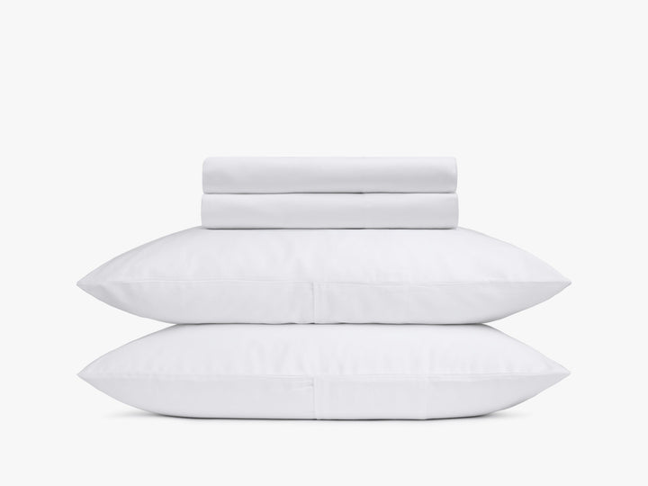 Sateen Sheet Set - White K/CK