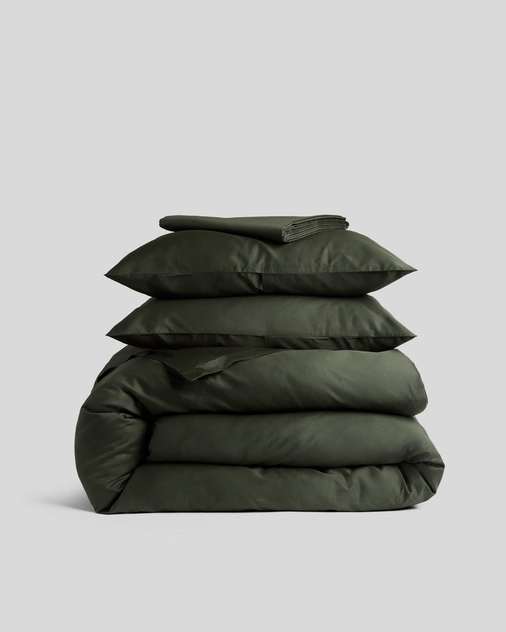 Sateen Venice Set - Evergreen K/CK