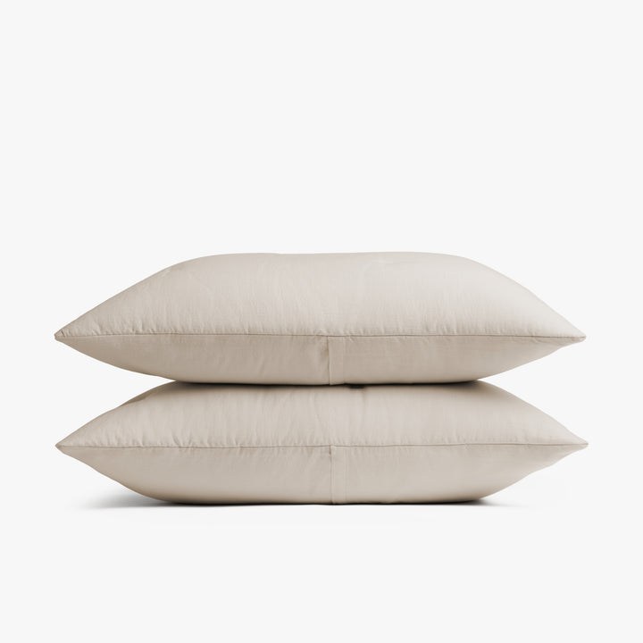 Soft Cotton Quilted Sham Set (Bone)