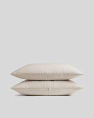 Soft Cotton Quilted Sham Set - FINAL SALE (BONE)