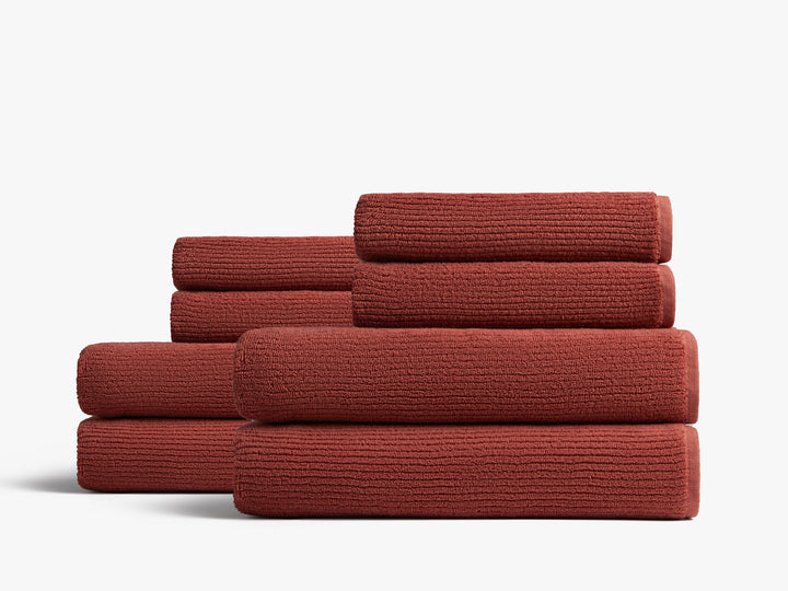 4+4 Soft Rib Bath Bundle - Canyon