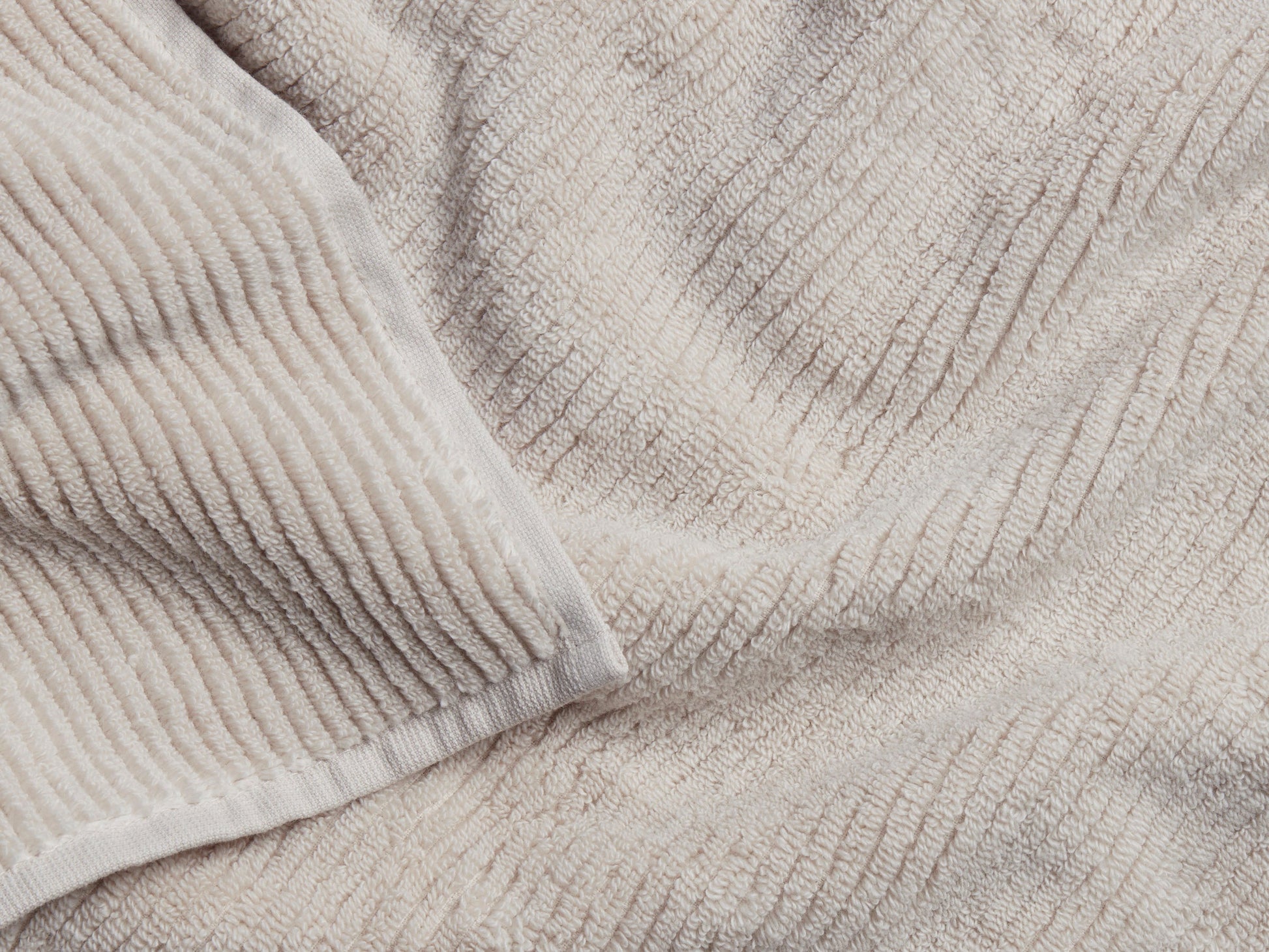 Soft Rib Towels (Bone)