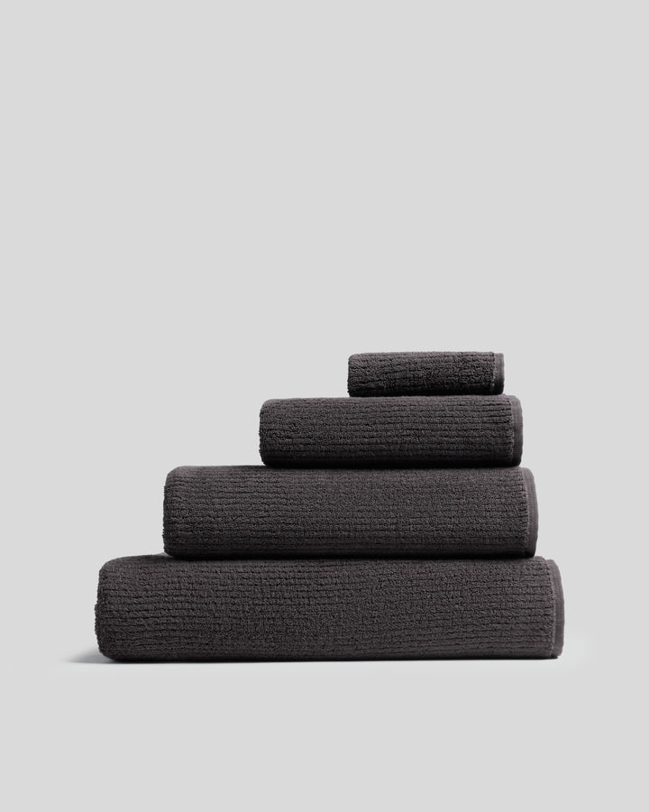 Soft Rib Towels (Onyx)