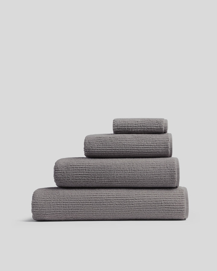 Soft Rib Towels (Pebble)