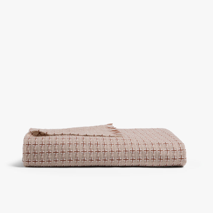 Stargaze Wool Throw (Natural and Tobacco)