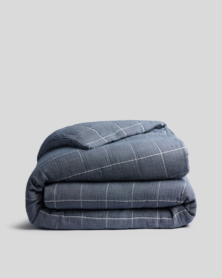 Terrace Gauze Duvet Cover (Dusk)