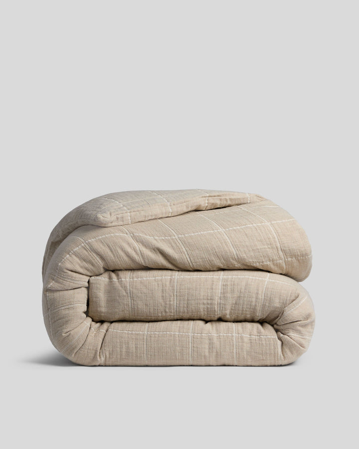 Terrace Gauze Duvet Cover (Toast)