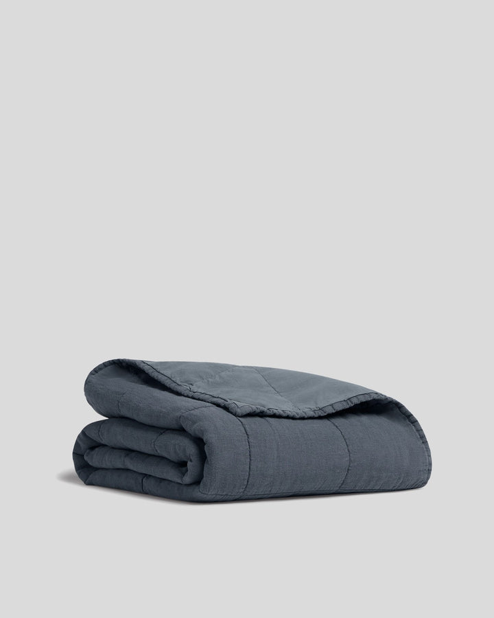 Toddler Linen Box Quilt (Dusk)