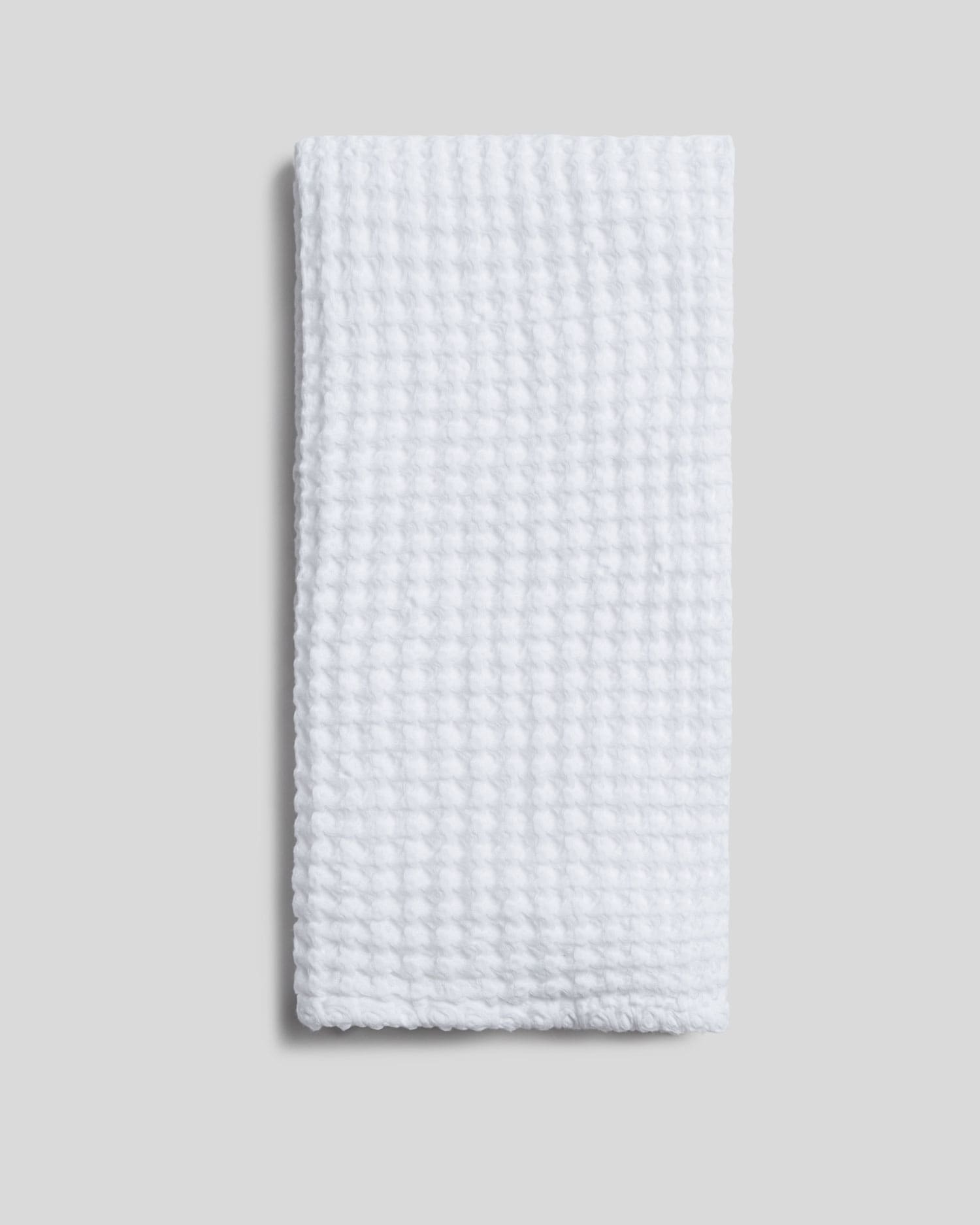 Waffle Towels (White) - Bath Towel / White
