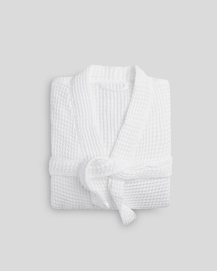 Waffle Robe (White)